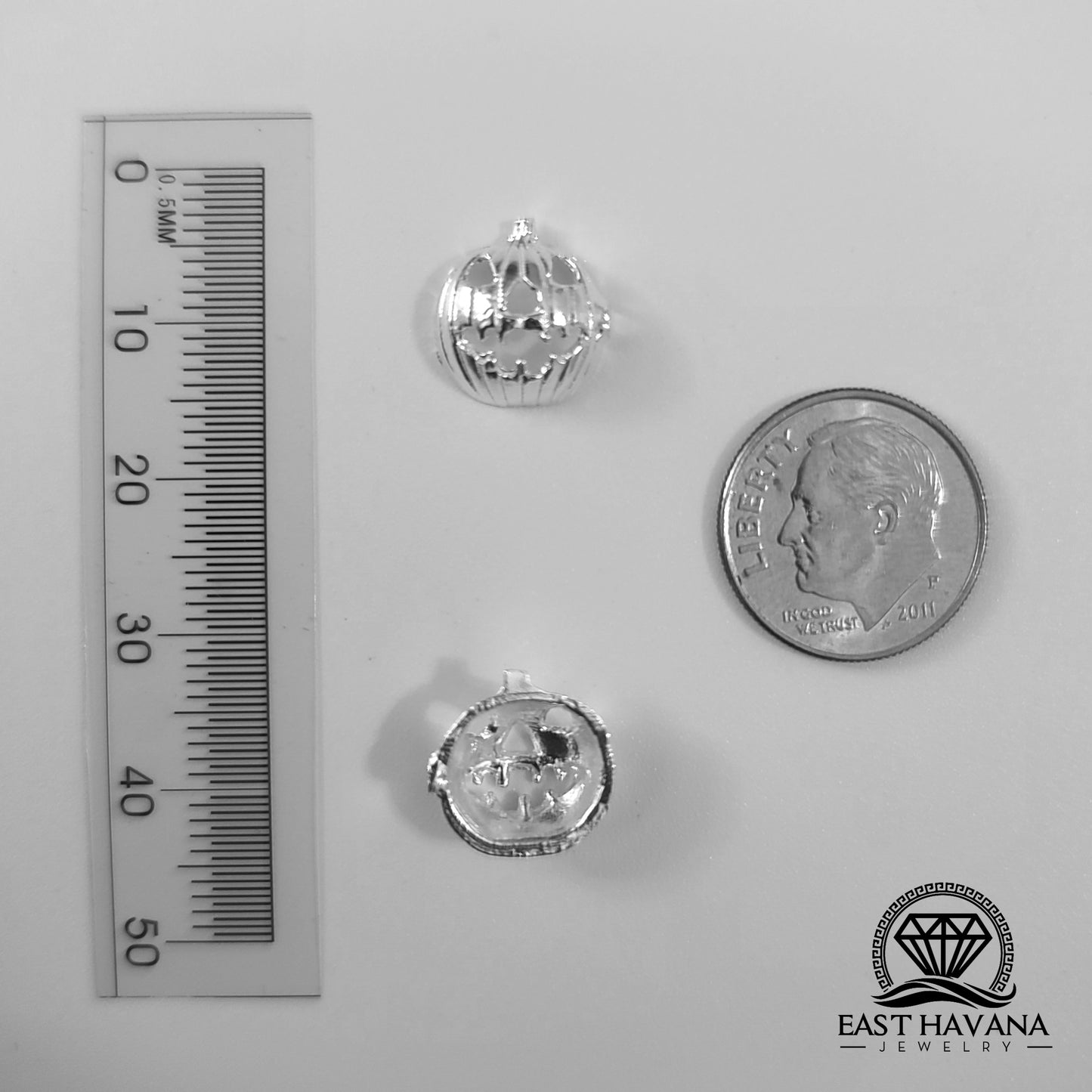 Pumpkin .950 Silver Casting