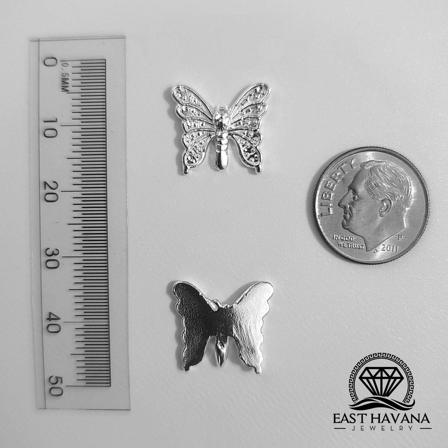 Papillon en argent 950