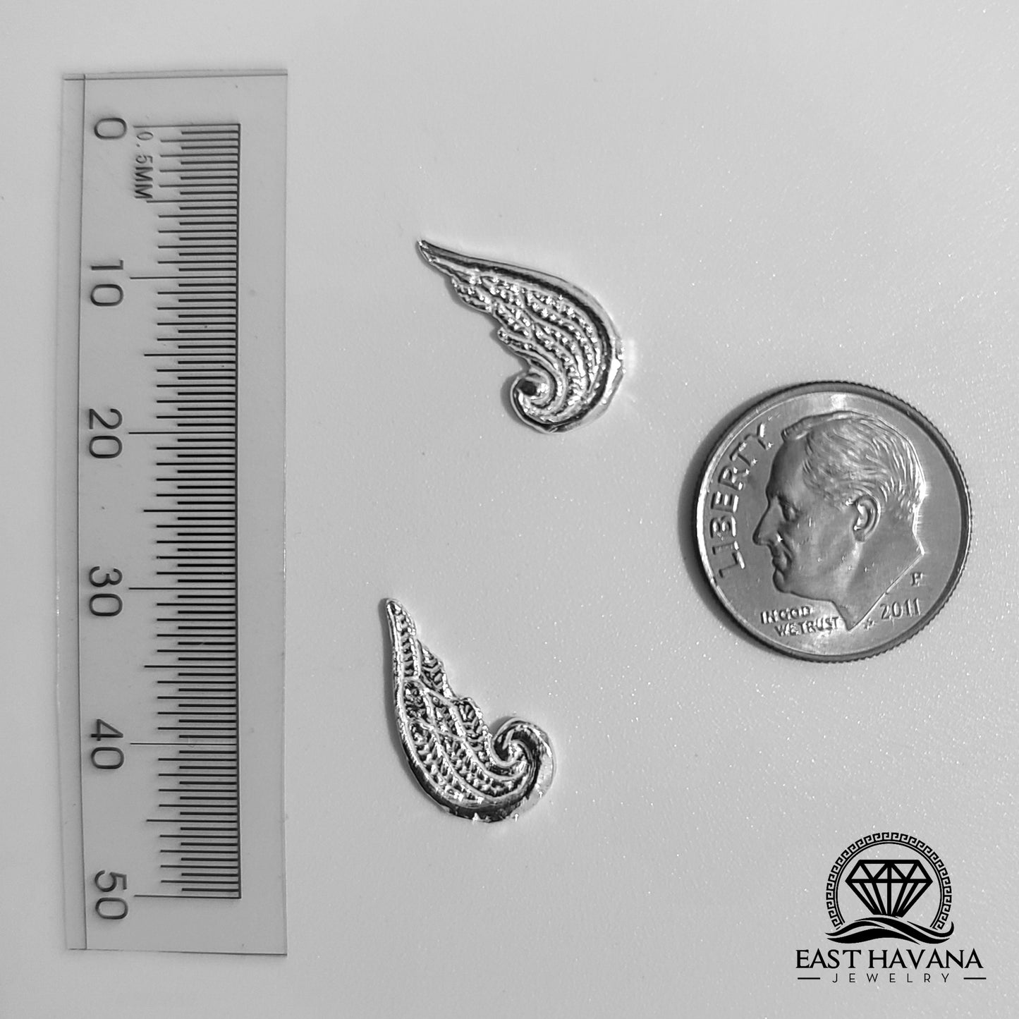 Angel Wing .950 Silver Casting