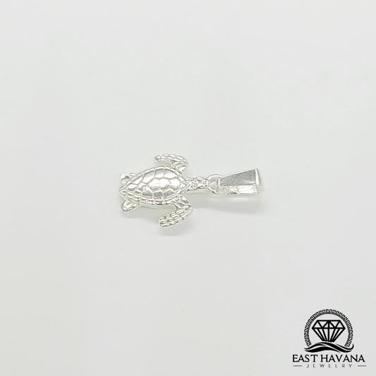 Colgante de tortuga de plata .950