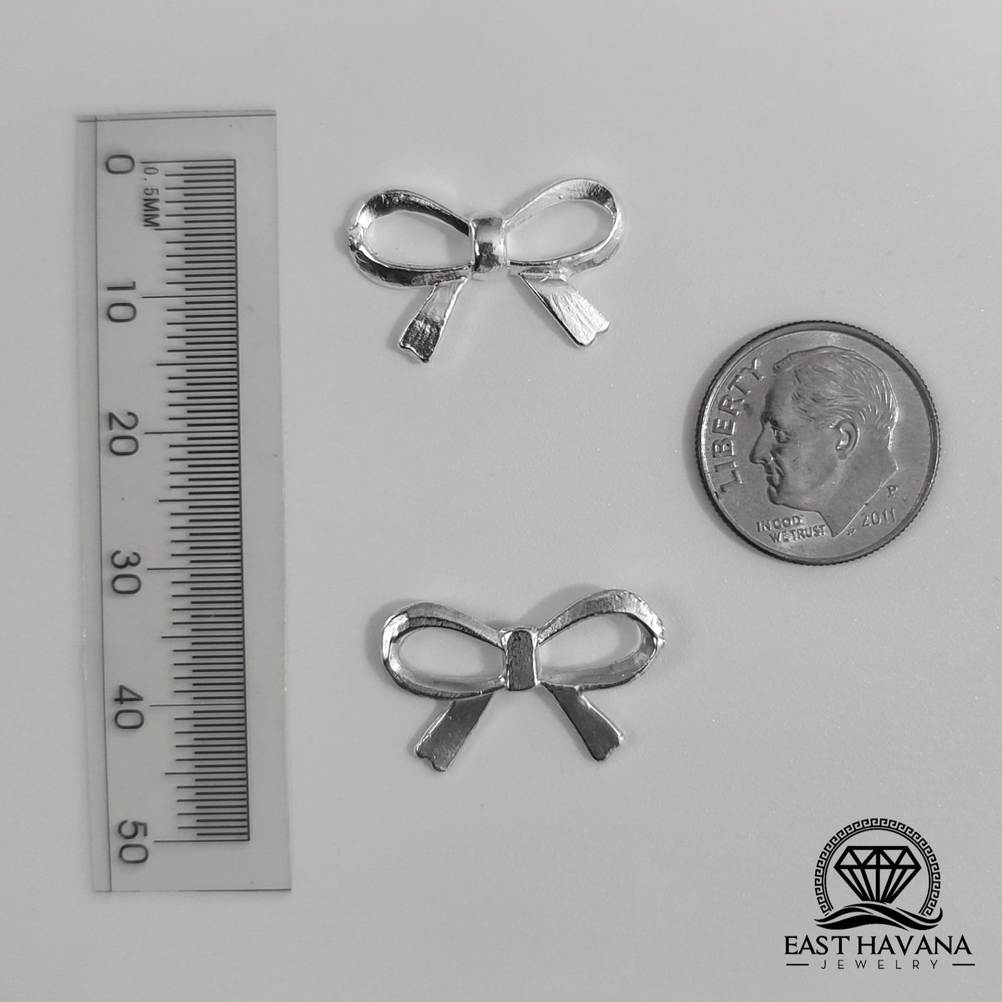 Ruban en argent 950 moulé