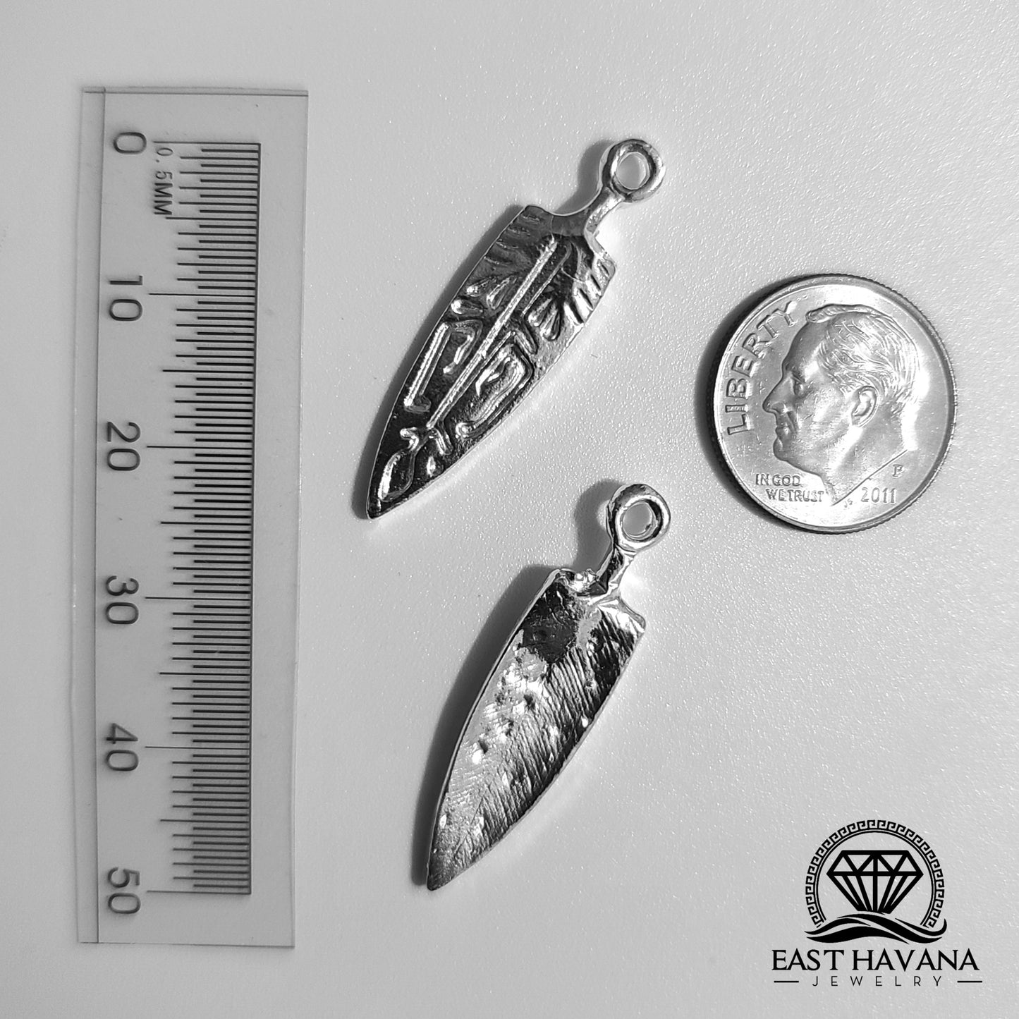 Dague en argent .950 moulé