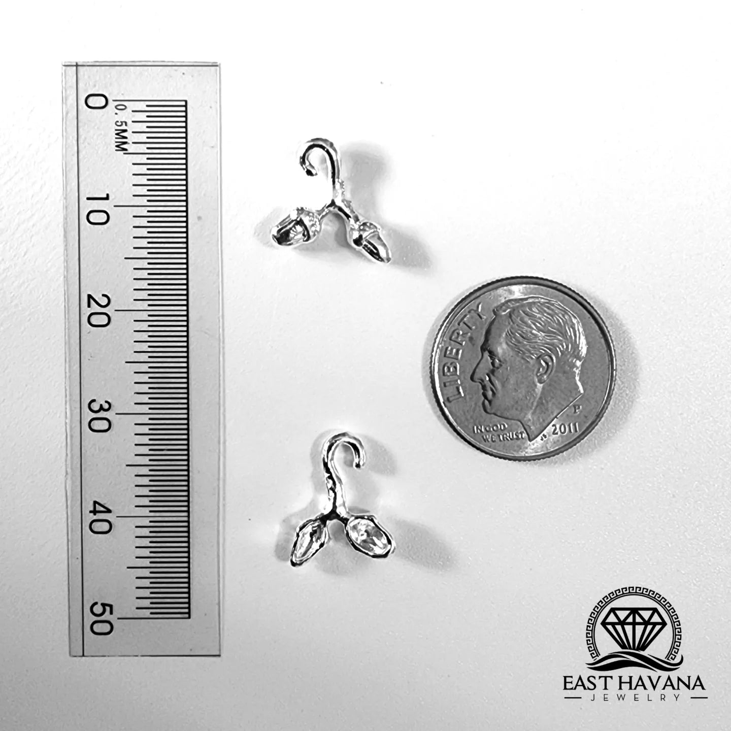 Double Acorn .950 Silver Casting