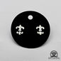 EARRINGS - Adornment Pair [left & right] with screw-on backs .950 Silver