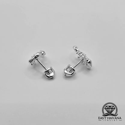 EARRINGS - Scorpion Pair [left & right] with screw-on backs .950 Silver