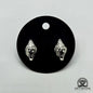 EARRINGS - Shell Pair [left & right] with screw-on backs .950 Silver