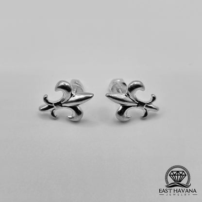 EARRINGS - Adornment Pair [left & right] with screw-on backs .950 Silver