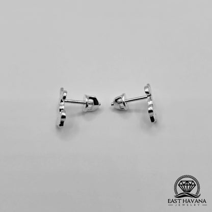 EARRINGS - Adornment Pair [left & right] with screw-on backs .950 Silver