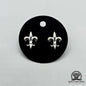 EARRINGS - Adornment Pair [left & right] with screw-on backs .950 Silver