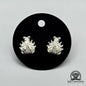 EARRINGS - Ladybug Pair [left & right] with screw-on backs .950 Silver