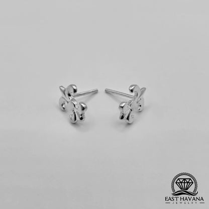 EARRINGS - Adornment Pair [left & right] with screw-on backs .950 Silver