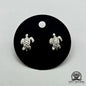 EARRINGS - Turtle Pair [left & right] with screw-on backs .950 Silver