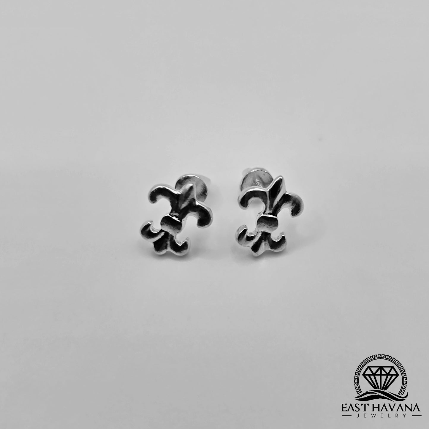 EARRINGS - Adornment Pair [left & right] with screw-on backs .950 Silver