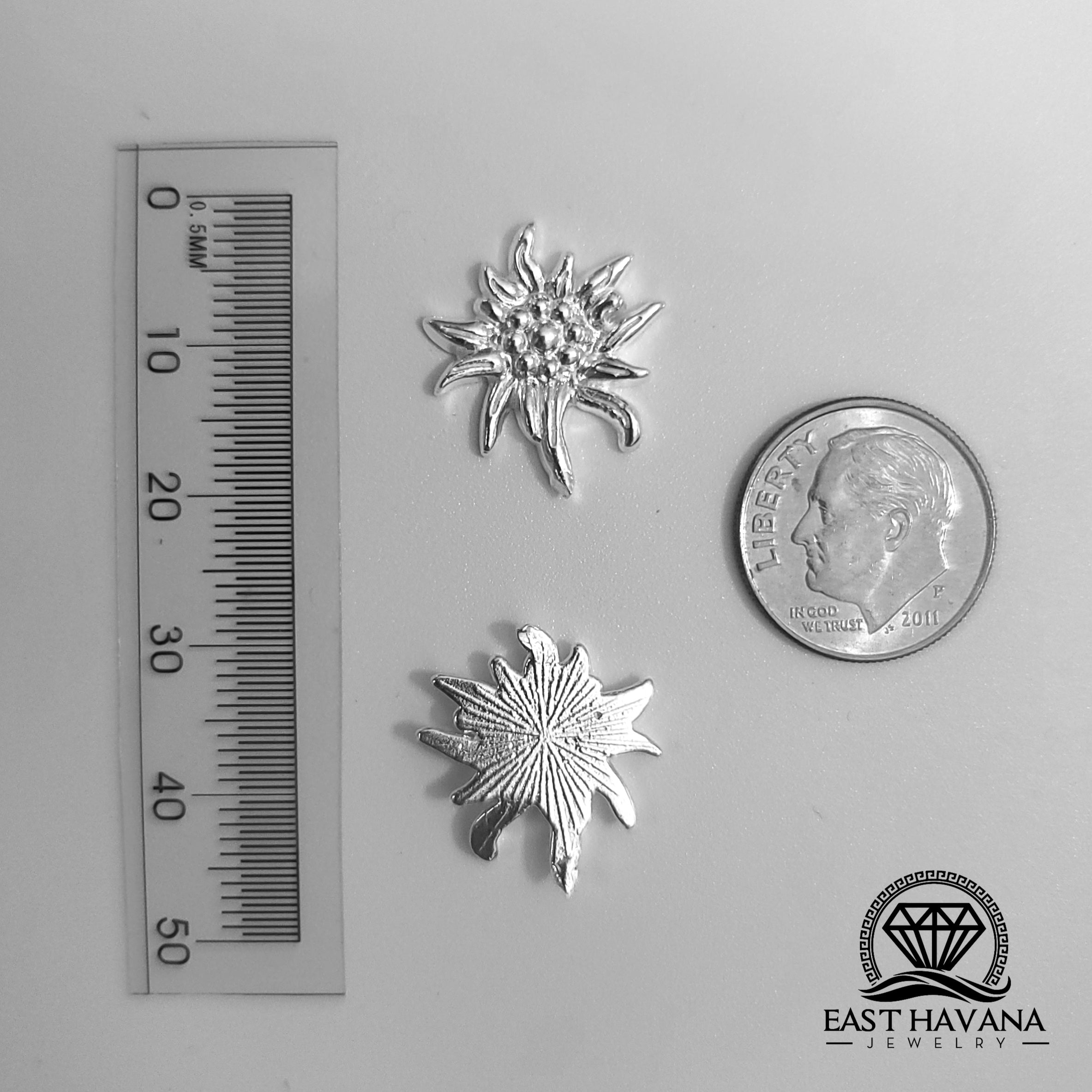 Flower .950 Silver Casting