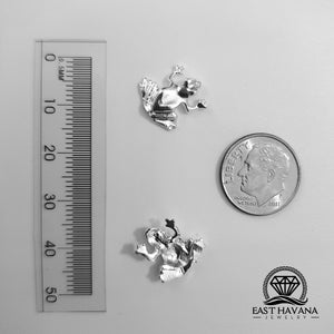 Frog .950 Silver Casting