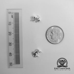 Tiny Frog .950 Silver Casting