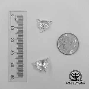 Fox Head .950 Silver Casting