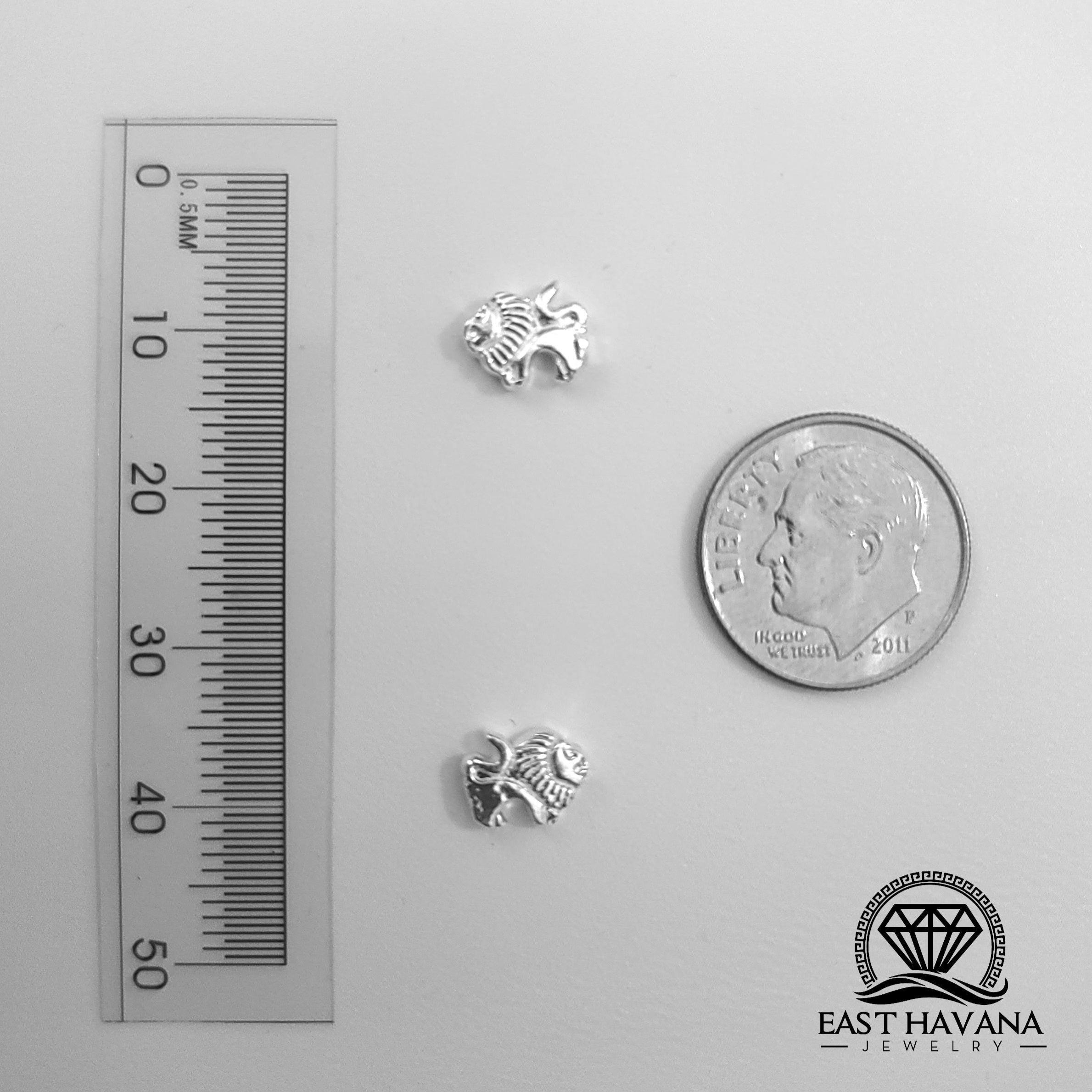 Tiny Lion .950 Silver Casting