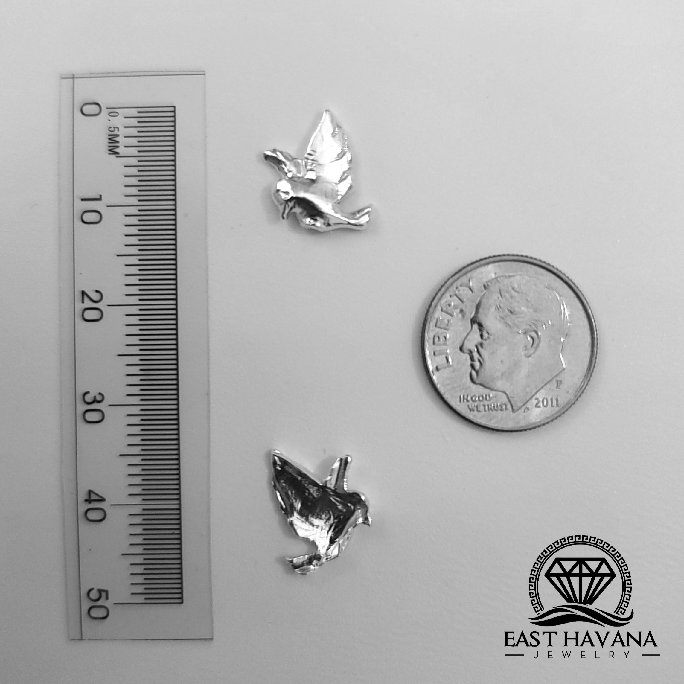 Dove .950 Silver Casting