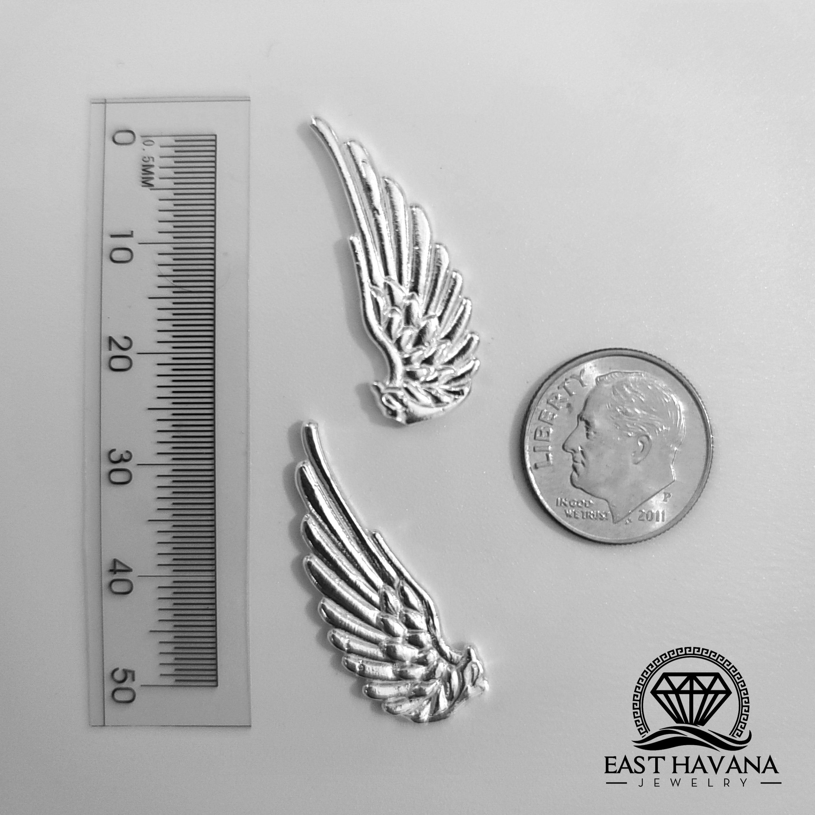 Wing .950 Silver Casting