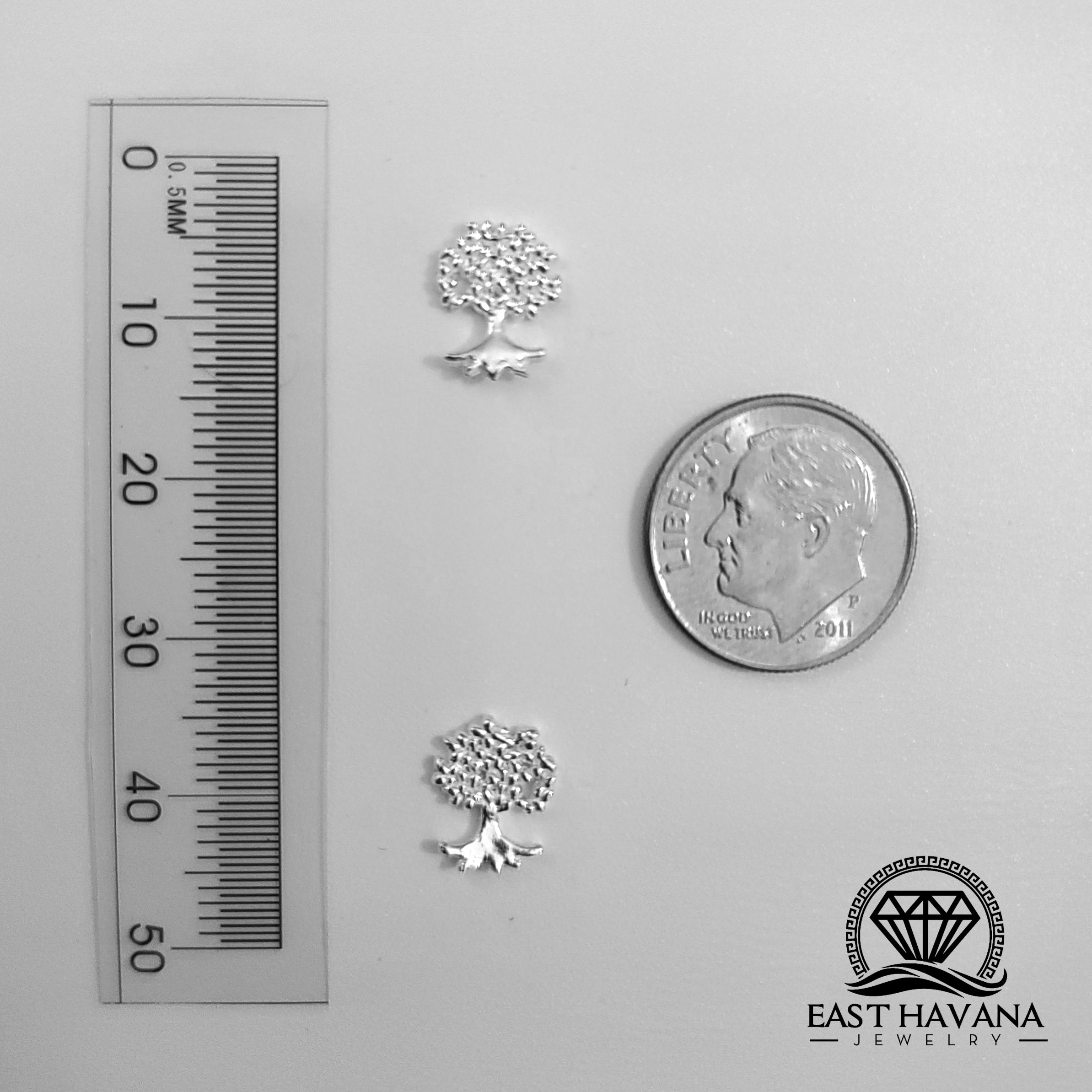 Tiny Tree .950 Silver Casting