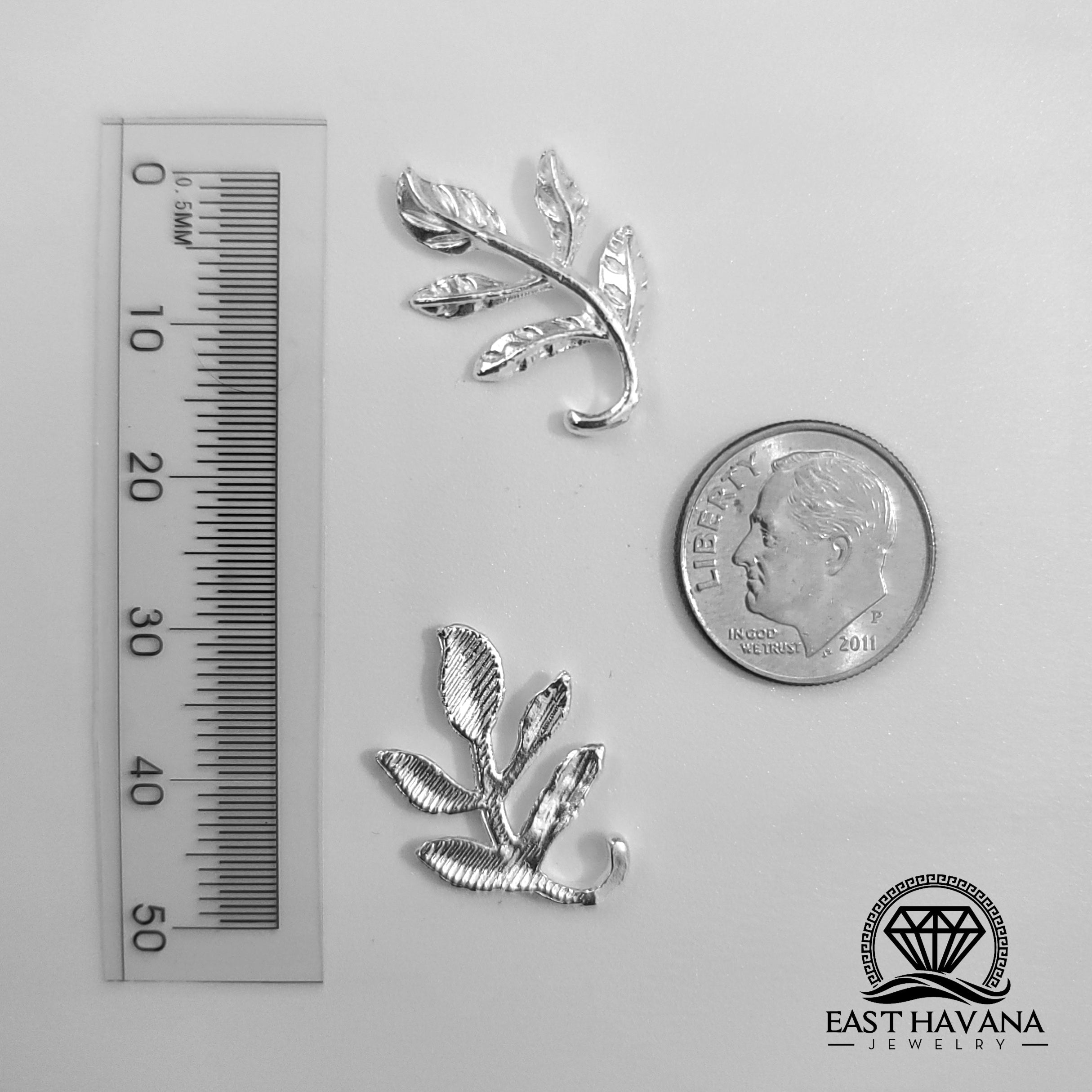 Leaf .950 Silver Casting