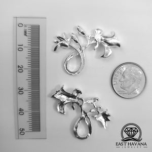 Flower .950 Silver Casting