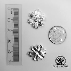 Flower .950 Silver Casting