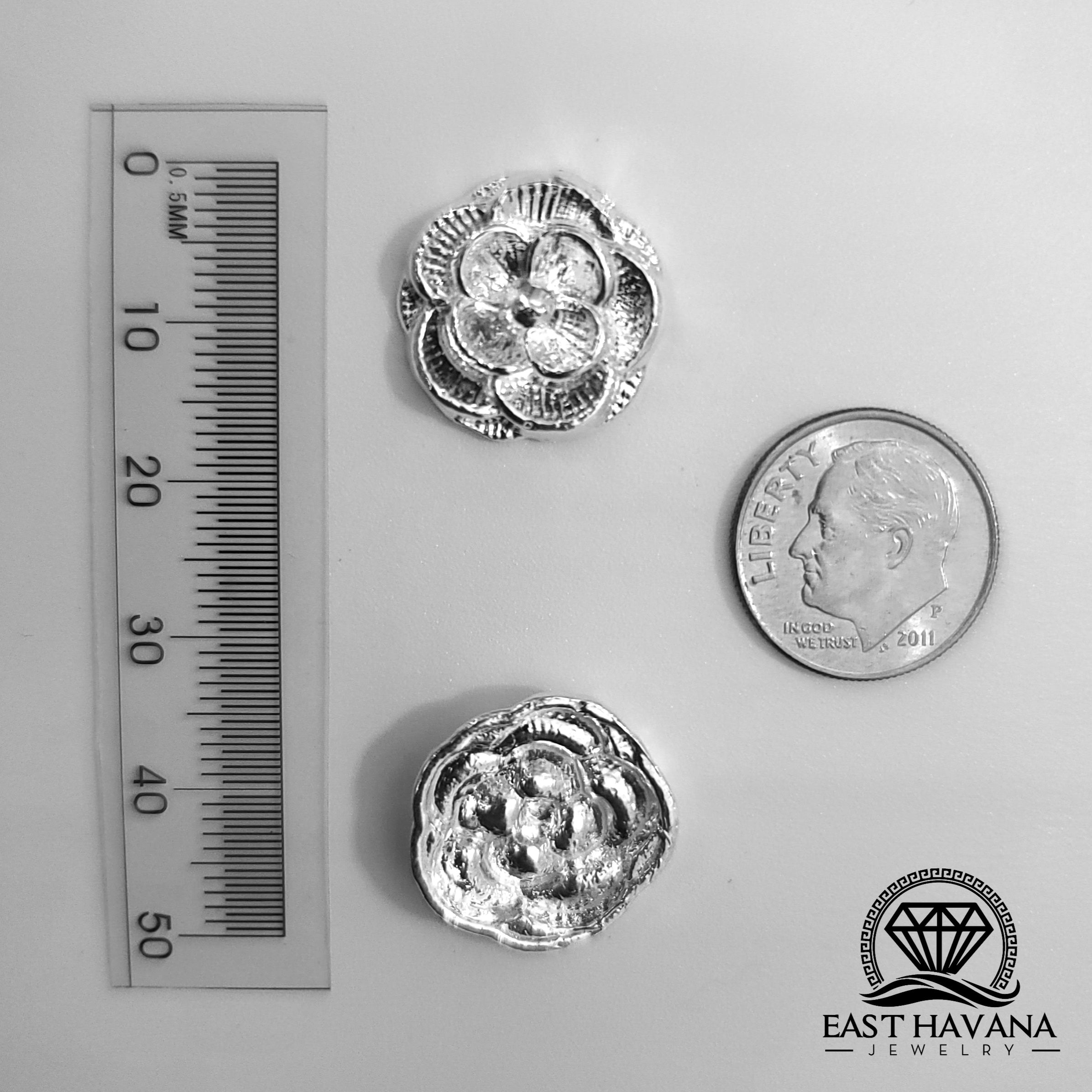 Rose .950 Silver Casting