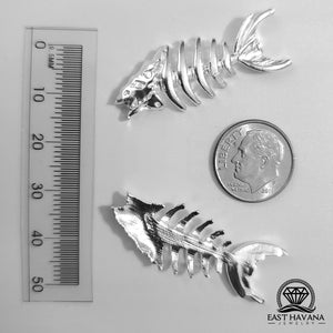 Fishbone .950 Silver Casting