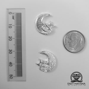 Moon Star .950 Silver Casting