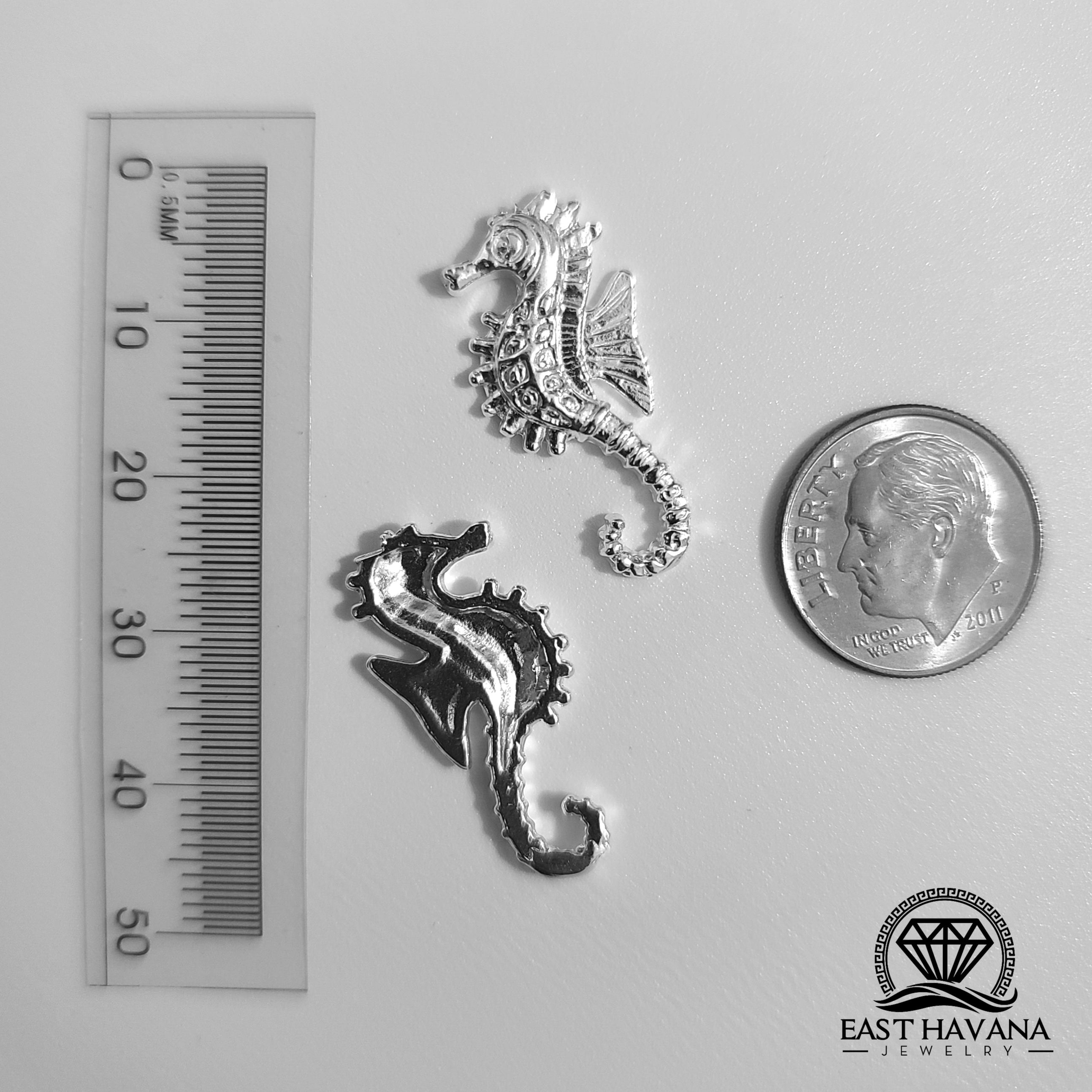 Seahorse .950 Silver Casting