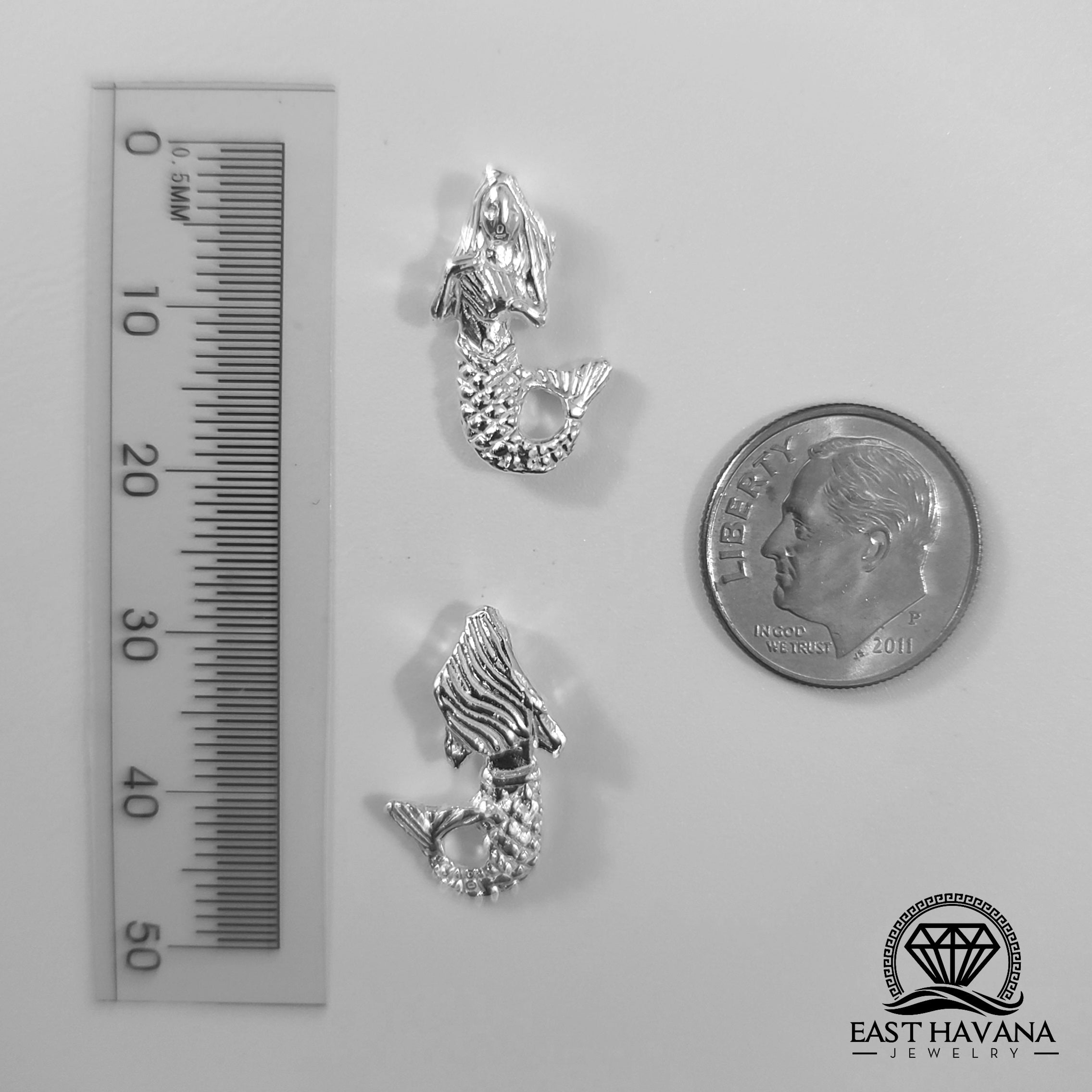 Mermaid .950 Silver Casting