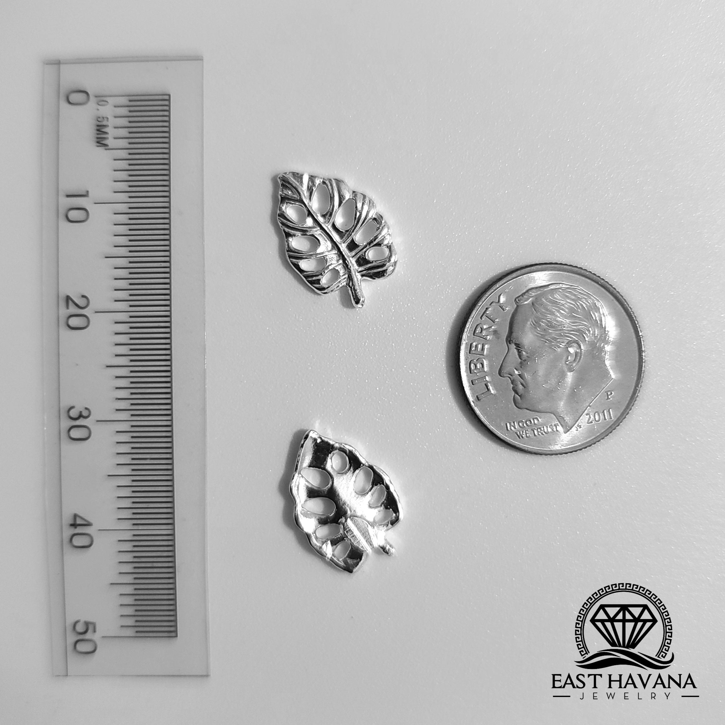 Monstera Leaf .950 Silver Casting