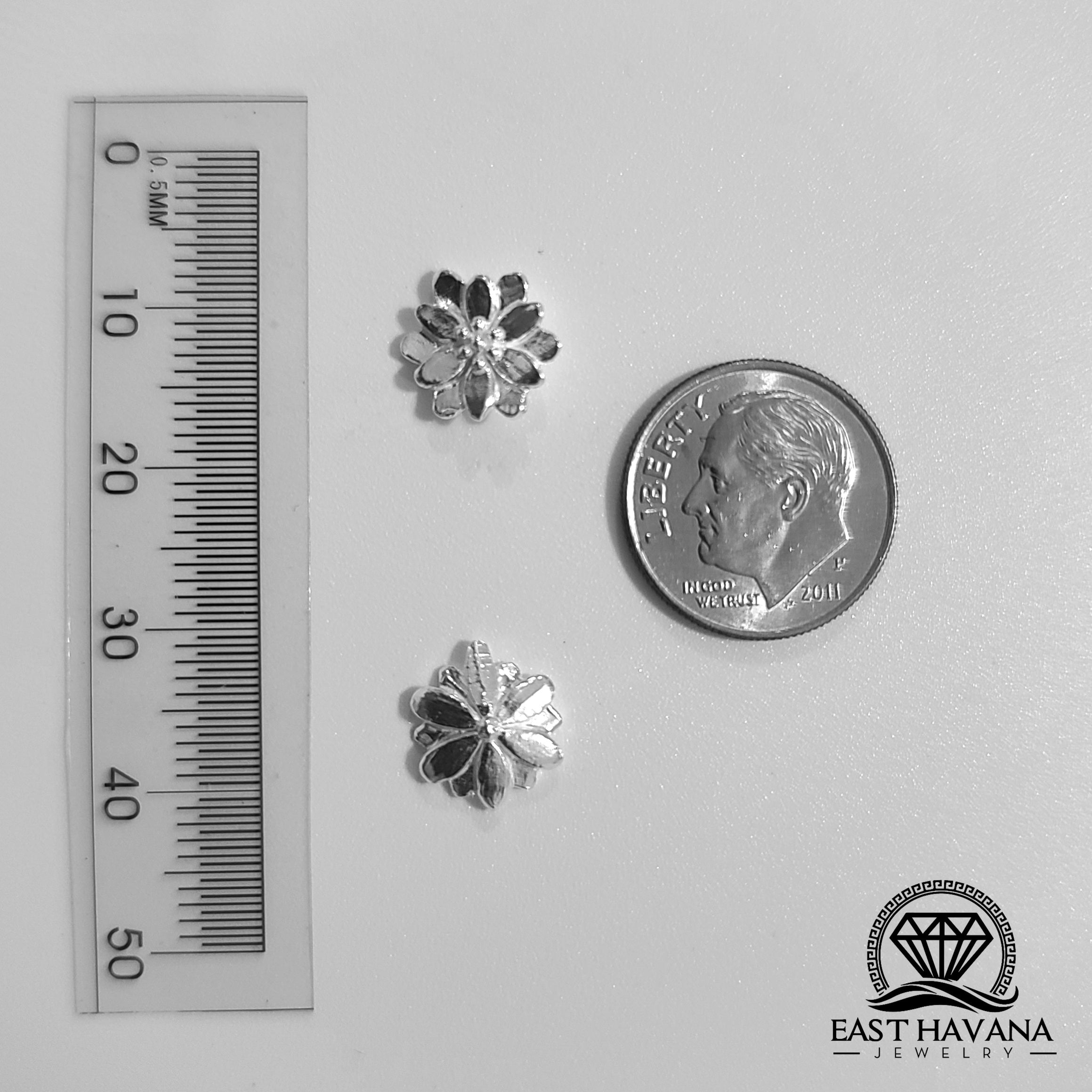 Flower .950 Silver Casting