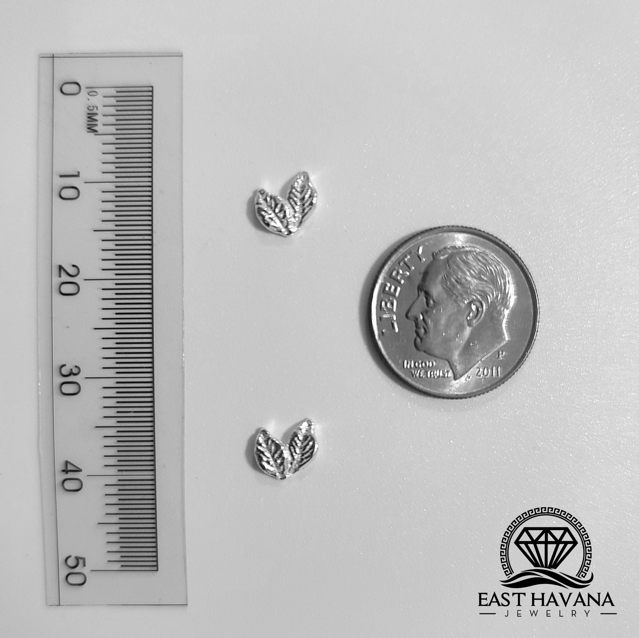 Double Leaf .950 Silver Casting