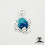 Load image into Gallery viewer, Sea Lover .950 Silver Pendant &amp; Earrings Set
