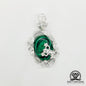 Pendentif amoureux de la nature en argent 950