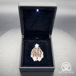 Load image into Gallery viewer, Flowers .950 Silver Pendant &amp; Earrings Set
