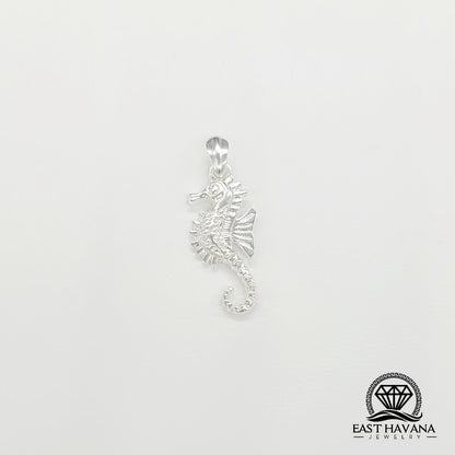 Pendentif hippocampe en argent .950