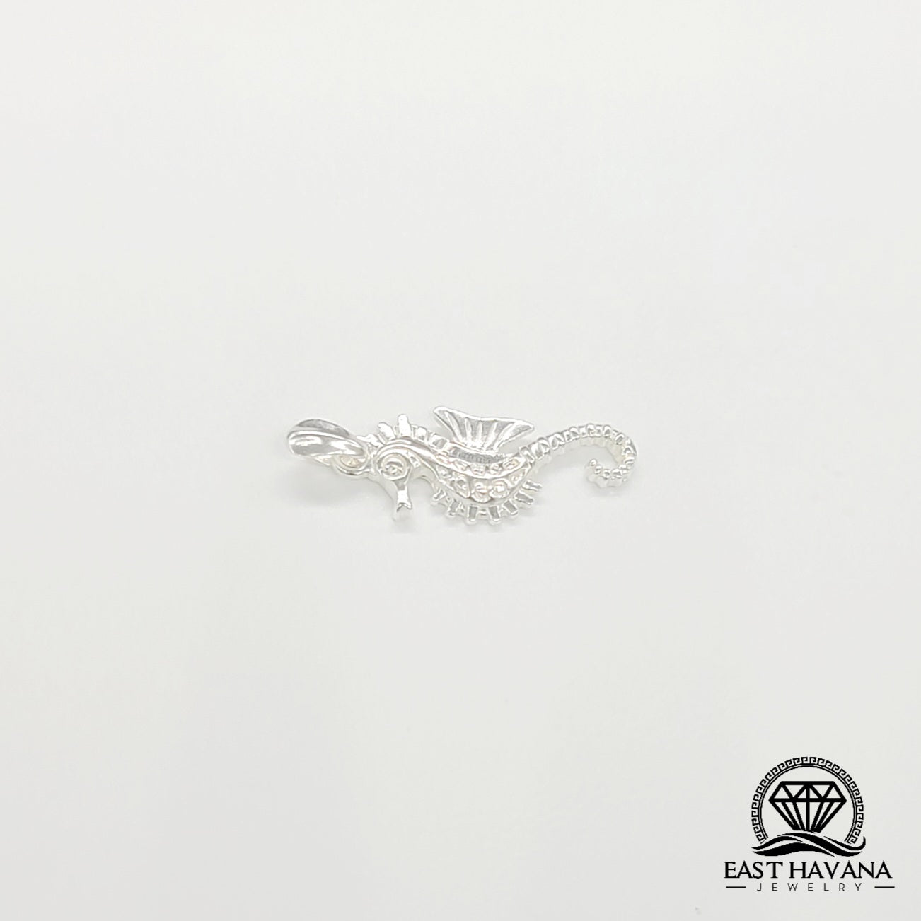 Pendentif hippocampe en argent .950
