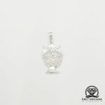 Carregar imagem no visualizador da galeria, Owl .950 Silver Pendant
