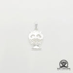 Carregar imagem no visualizador da galeria, Owl .950 Silver Pendant
