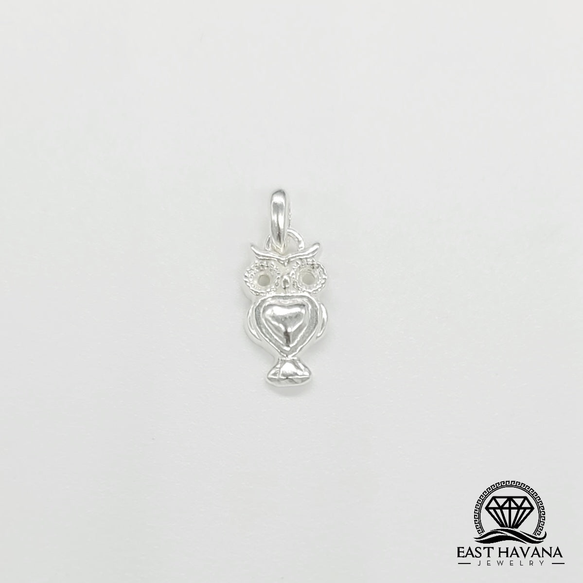 Owl .950 Silver Pendant