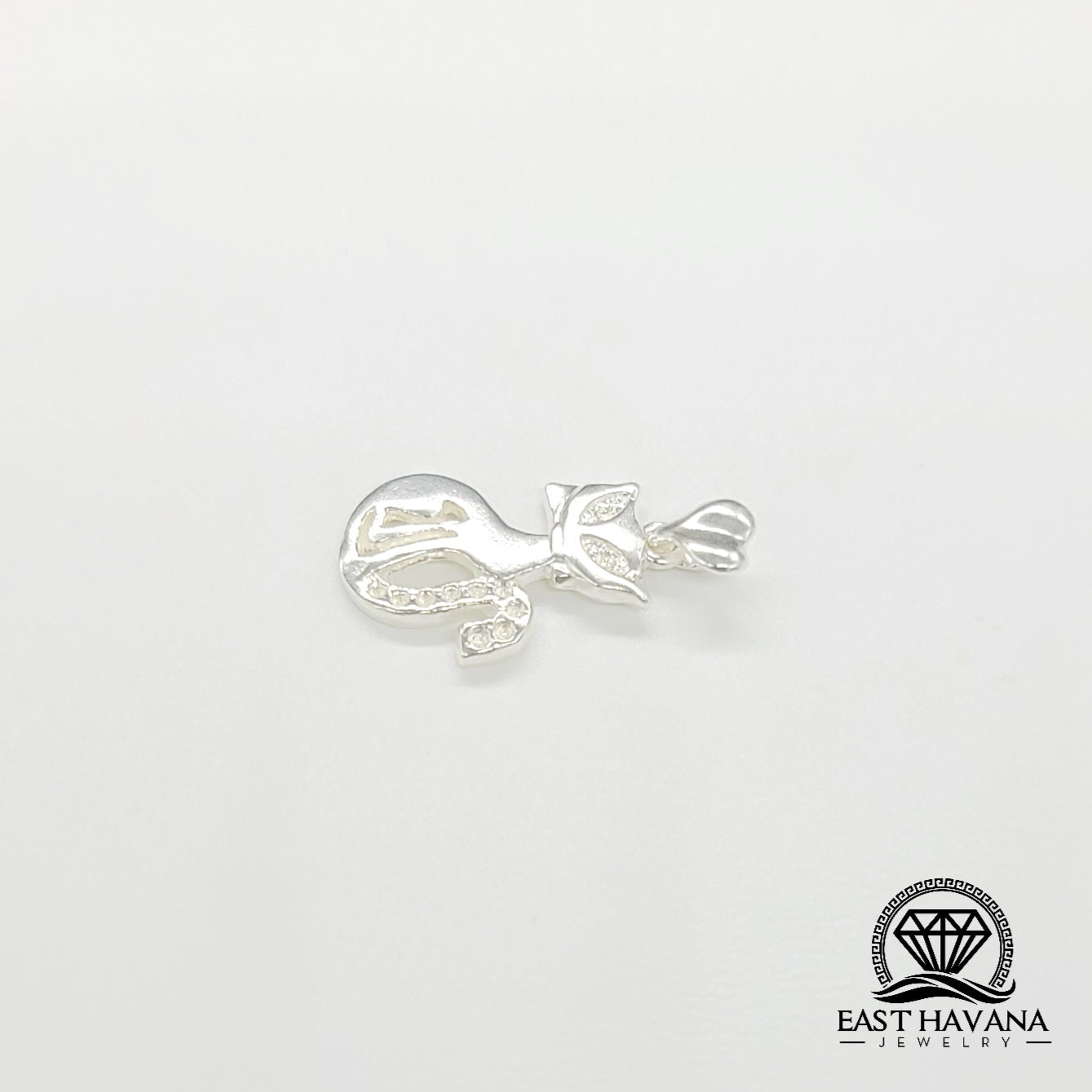 Cat .950 Silver Pendant