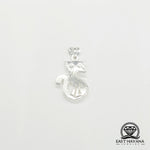 Load image into Gallery viewer, Cat .950 Silver Pendant
