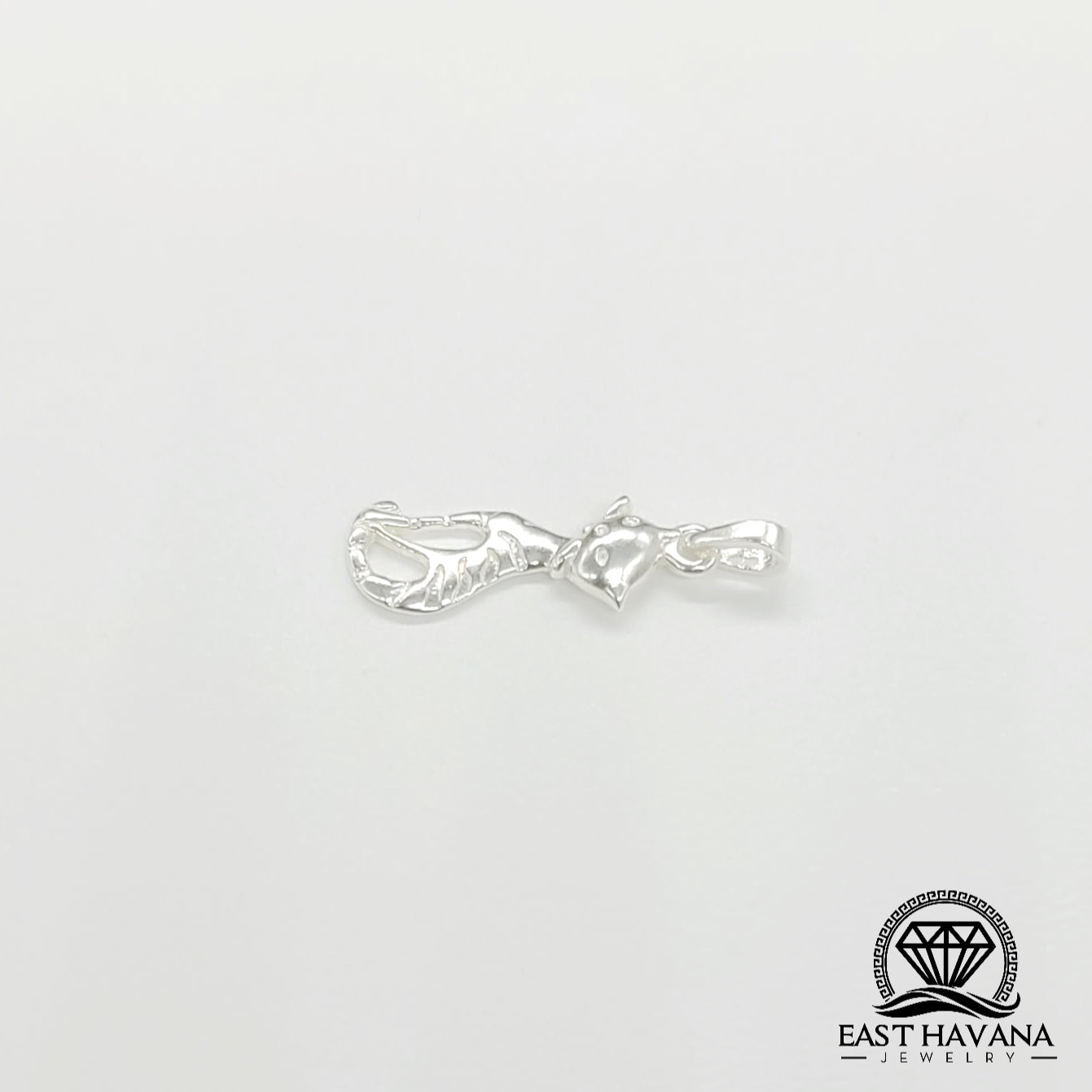 Cat .950 Silver Pendant