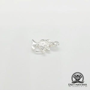 Cat .950 Silver Pendant