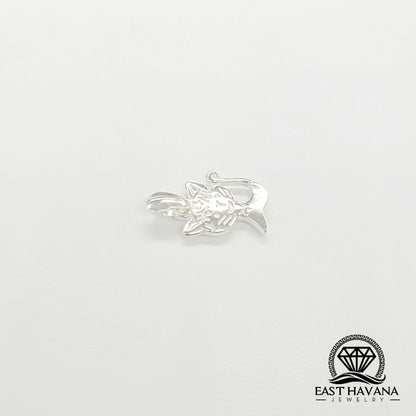 Pendentif chat en argent .950