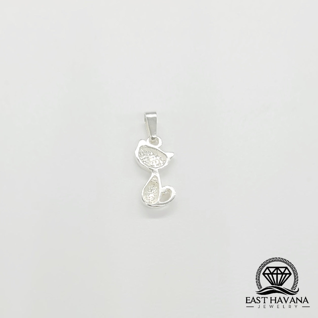 Cat .950 Silver Pendant